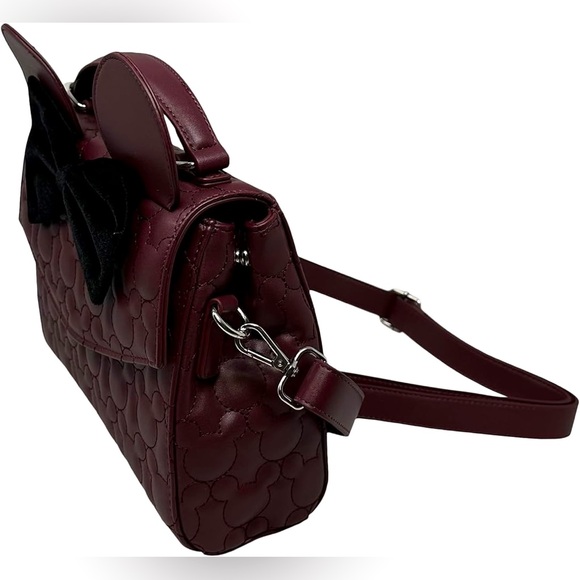 Loungefly Minnie Mouse Crossbody Satchel Quilted Bag - NWT - Picture 8 of 12